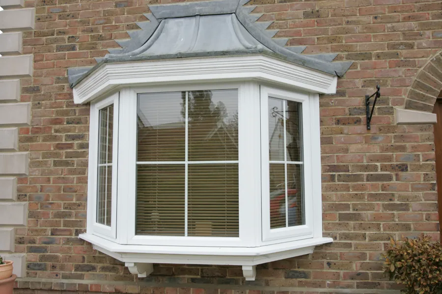 double glazing window on house with arched roof